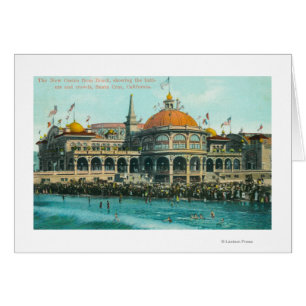 Vue extérieure du nouveau casino de la plage