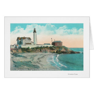 Vue extérieure du phare de point de pigeon