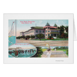 Vue extérieure du sanatorium de Long Beach