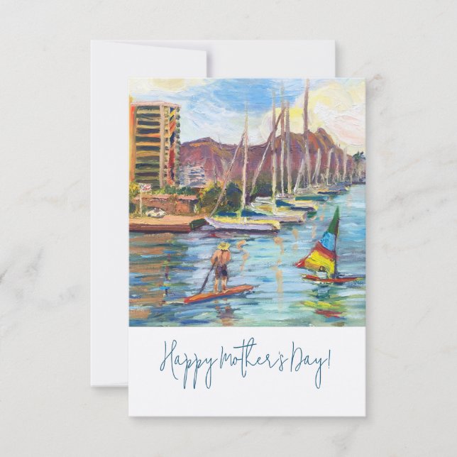 Vue hawaïenne de la carte Magic Island (Devant)