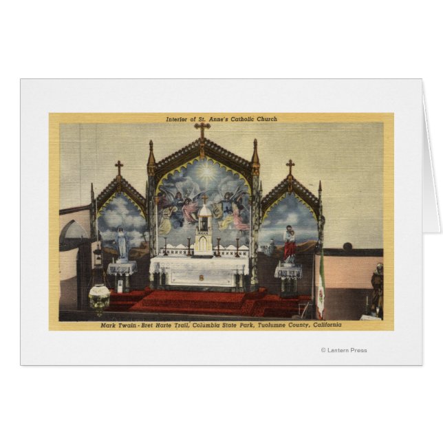 Vue intérieure de l'église Sainte-Anne (Devant horizontal)