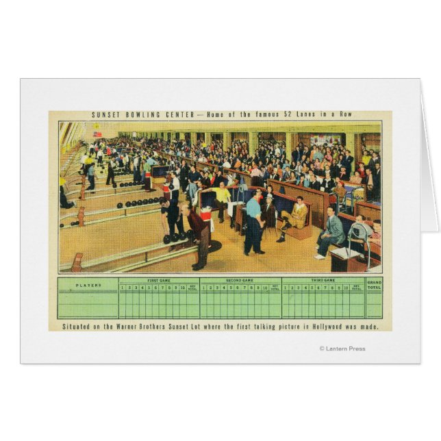 Vue intérieure du Sunset Bowling Center (Devant horizontal)