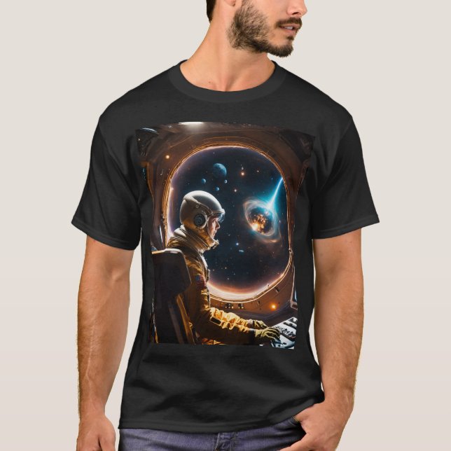 : Vue latérale d'un T-shirt unique (Devant)