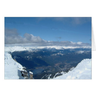 Vue magnifique de sommet de montagne