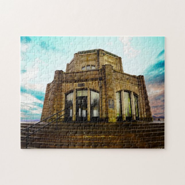 Vue Maison Portland Oregon. Puzzle (Horizontal)