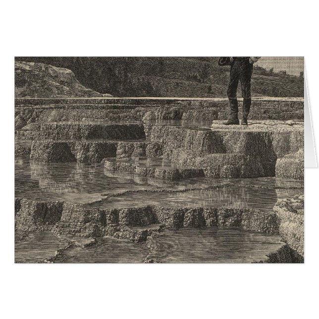 Vue Mammoth Hot Springs (Devant horizontal)