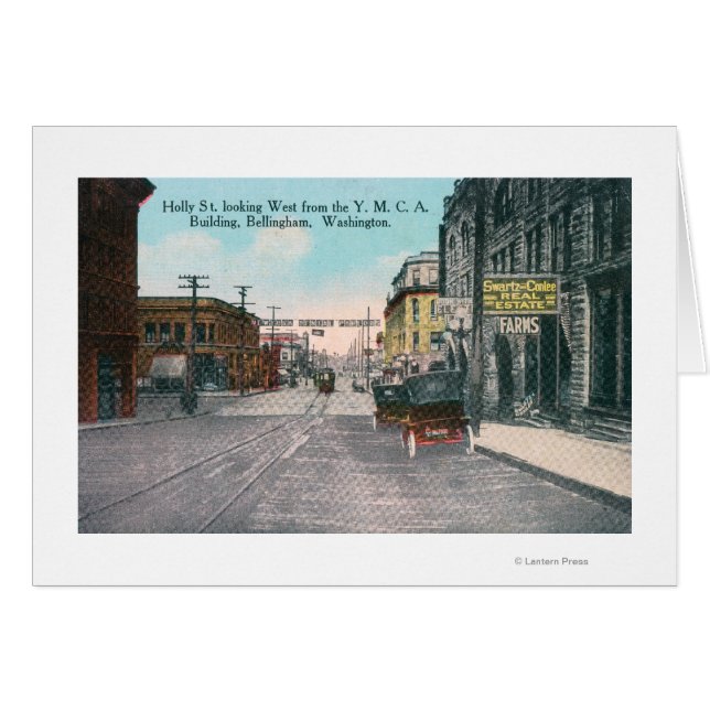 Vue occidentale de Holly Street depuis le YMCA Bld (Devant horizontal)