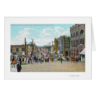 Vue occidentale de rue de houx