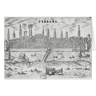 Vue panoramique de Ferrare