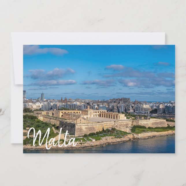 Vue panoramique de Sliema à Malte (Devant)