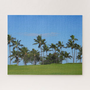 Vue pittoresque des cocotiers Jigsaw Puzzle