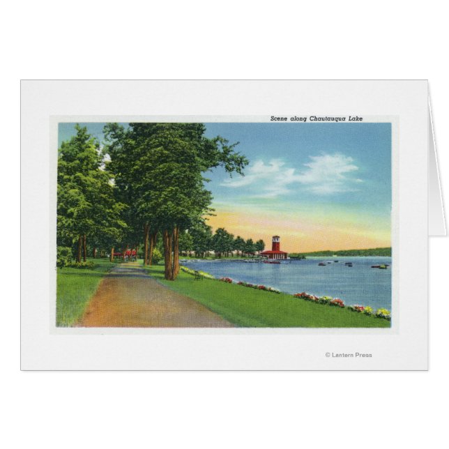 Vue pittoresque sur le lac (Devant horizontal)