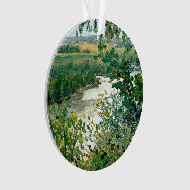 Vue pittoresque sur le Mississippi depuis le Bluff (devant)