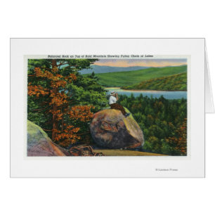 Vue rocheuse équilibrée de la chaîne Fulton des la