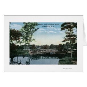 Vue sur Central Park Creek Bridge