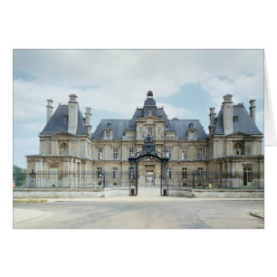 Vue sur la façade ouest du Château de Maisons