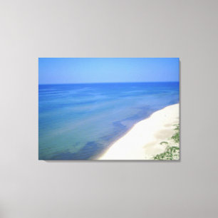 Vue sur la plage 1 sur Toile