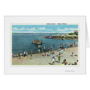 Vue sur la plage de Salem Willows