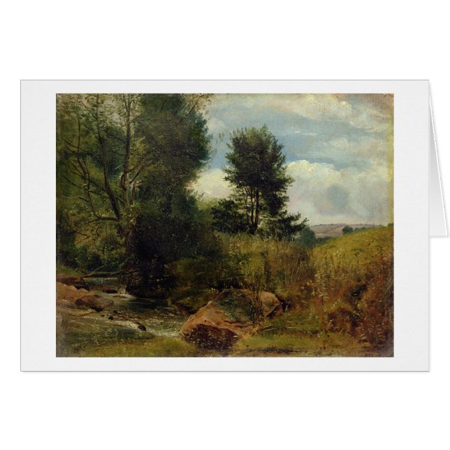 Vue sur la rivière Sid, près de Sidmouth, c.1852 (Devant horizontal)