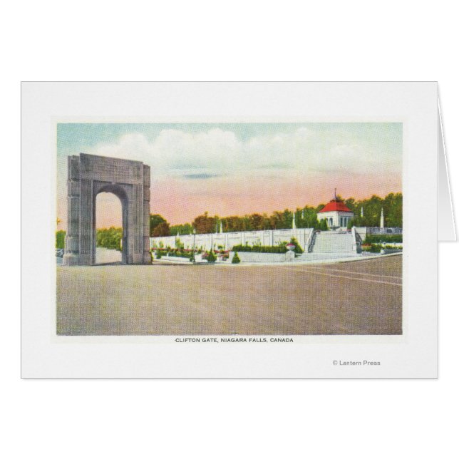 Vue sur la rue de Clifton Gate (Devant horizontal)