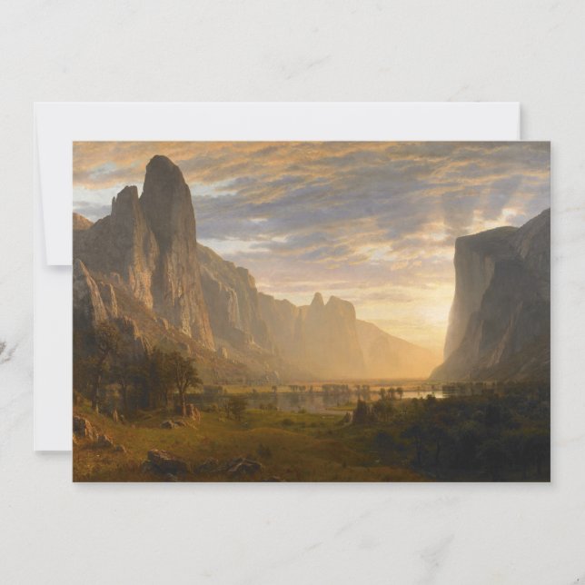 Vue sur la vallée de Yosemite | Albert Bierstadt (Devant)
