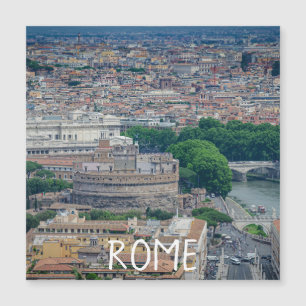Vue sur le centre historique de Rome depuis Magne