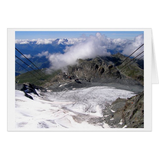 Vue sur le glacier du Mont Fort (Devant horizontal)