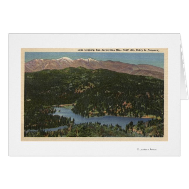 Vue sur le lac Gregory et San Bernardino (Devant horizontal)