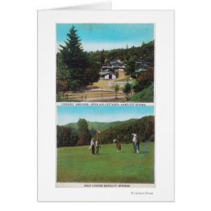 Vue sur le terrain de golf, le terrain de croquet,