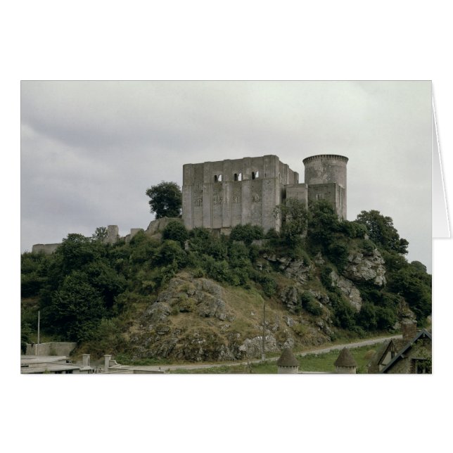 Vue sur le Tour de Talbot et le donjon du (Devant horizontal)