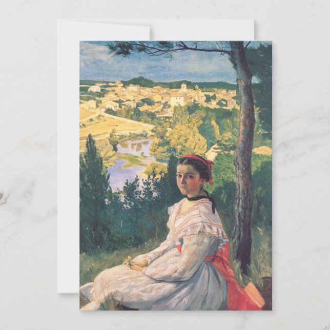 Vue sur le village | Fré dé ric Bazille (Devant)