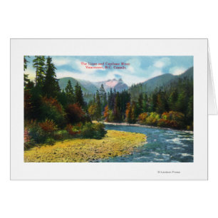 Vue sur les Lions et la rivière Capilano