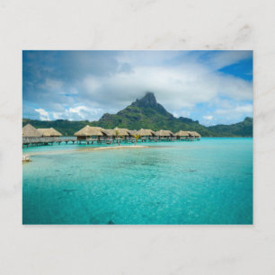 Vue sur l'île de Bora Bora Carte postale