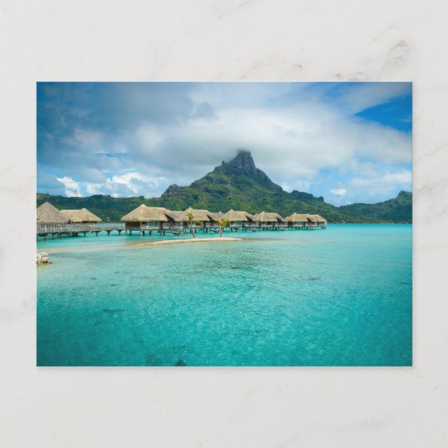 Vue sur l'île de Bora Bora Carte postale (Devant)