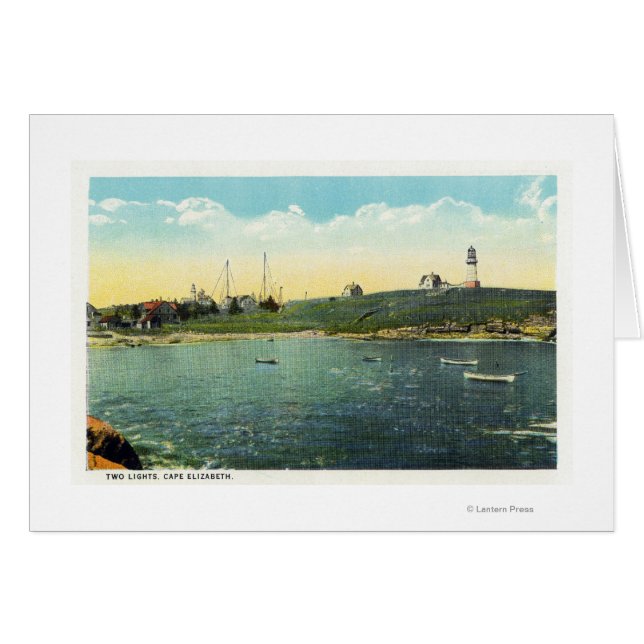 Vue sur l'île de Cushing de White Head (Devant horizontal)