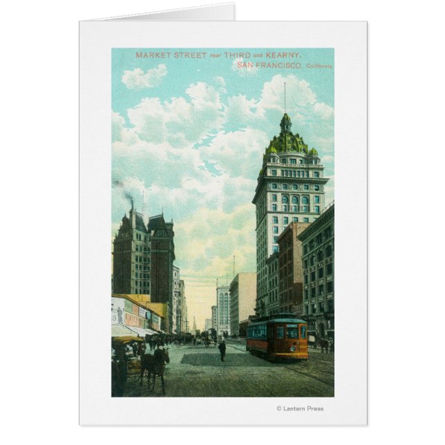 Vue sur Market St vers les 3ème et Kearny (Devant)