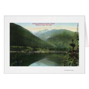 Vue sur Rainbow Lodge et Alta Lake