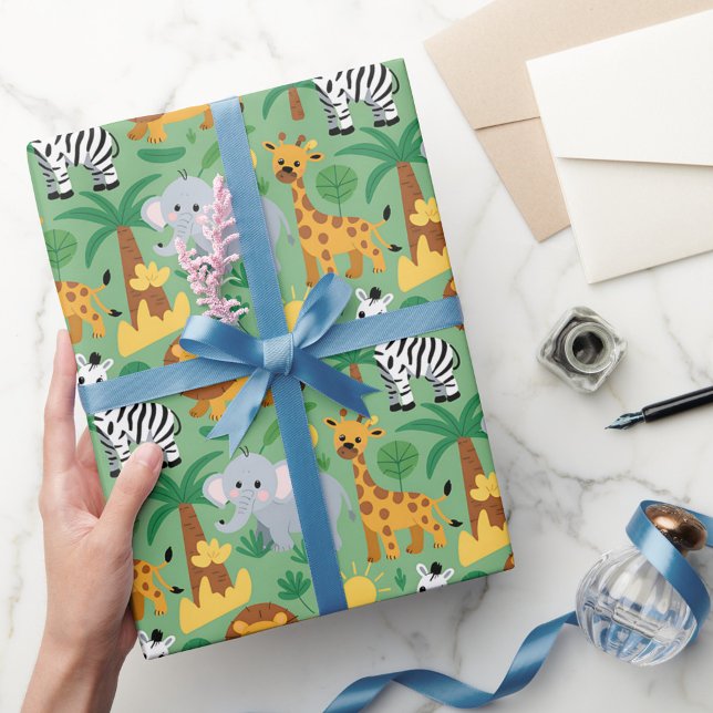 Vues déroulées et plates de papier cadeau (Créateur téléchargé)