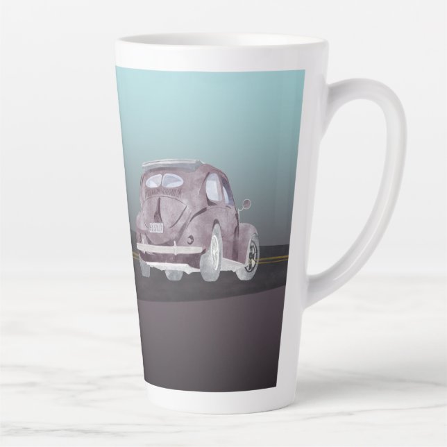 VW Split Oval Bug Latte Mug (Droite)