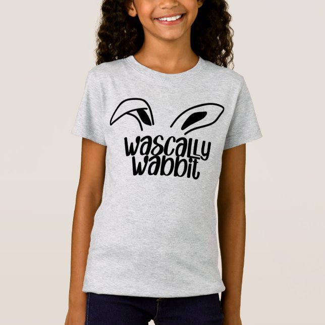 Wabbit amusant T-shirt Rabbit de Pâques (Devant)