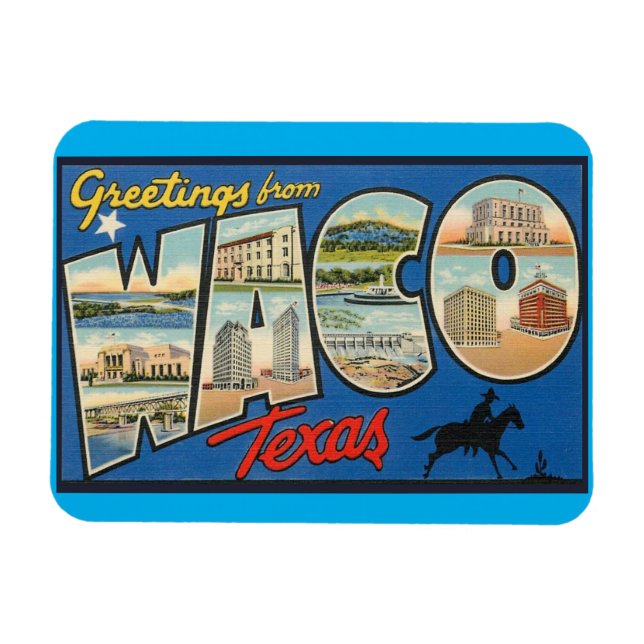 Waco Texas Magnet (Horizontal)