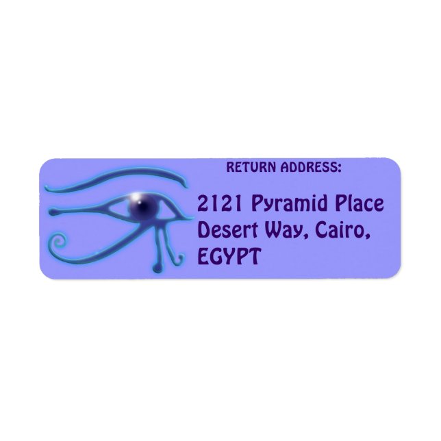 WADJET, OEIL DE HORUS Retourner les étiquettes d'a (Devant)