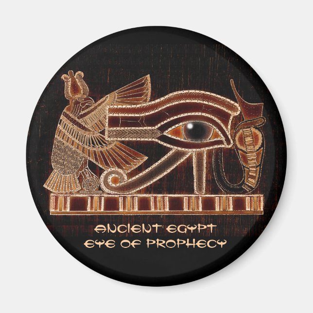 WADJET OEIL D'HORUS Ancien Magnet d'art égyptien (Devant)