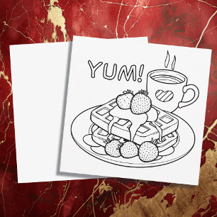 Waffe et café Couleur moi