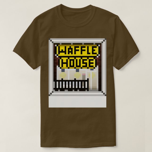 Waffle House BLANC BORDER TShirt (Design devant)