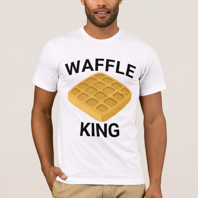 WAFFLE KING DAD HOMMES T-SHIRTS (Devant)