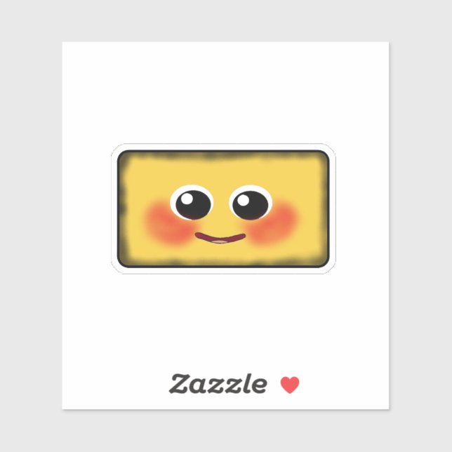 Waffles + Mochi-Magicart Screen- Vinyl Sticker (Feuille)