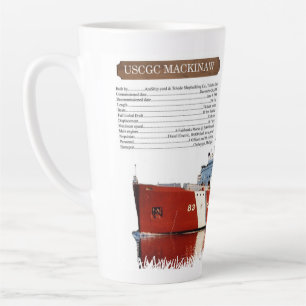 WAGB 83 Mackinaw rouge info latte mug