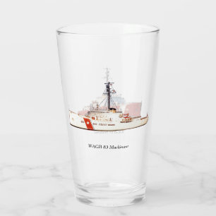 WAGB 83 verre rouge et blanc de Mackinaw
