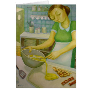 Wagon-restaurant - oeufs et lard - par Lora